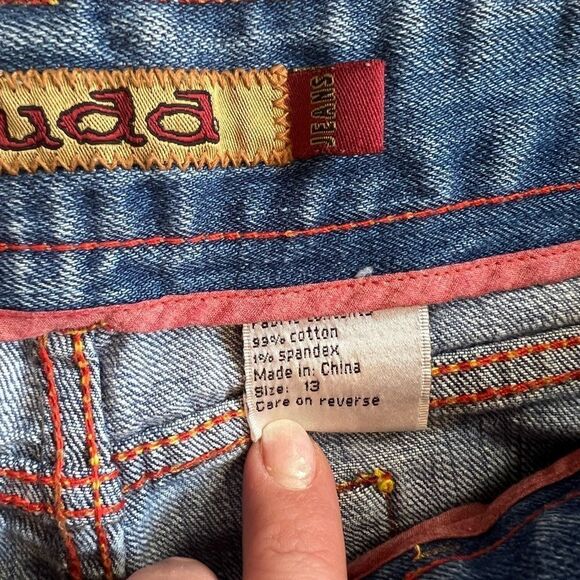 Vintage 90s Mudd flare low rise jeans size 13 - Picture 4 of 5